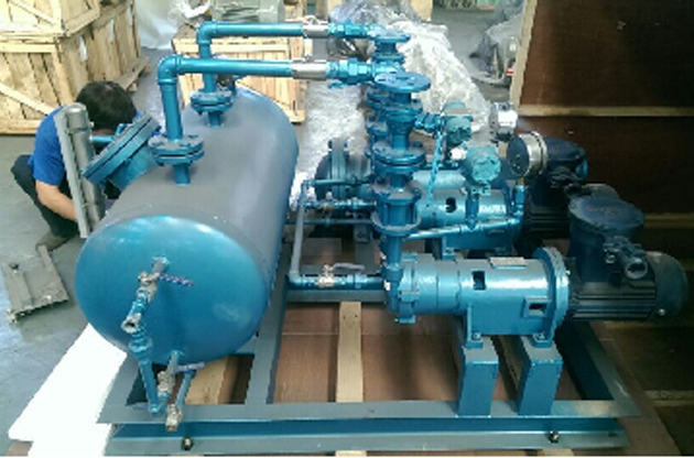    水环真空泵闭式循环系统
